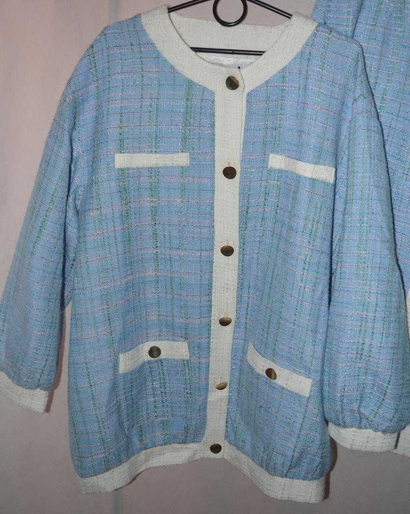 Dzianinowy komplet w stylu retro Reserved XL