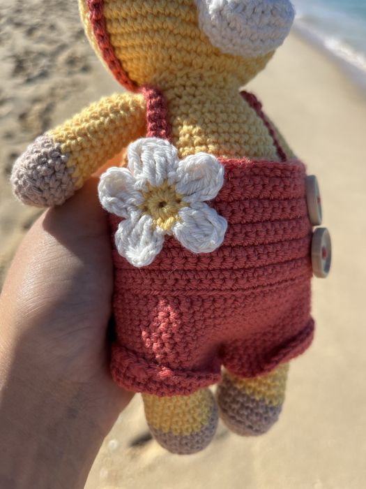 Girafa peluche amigurumi