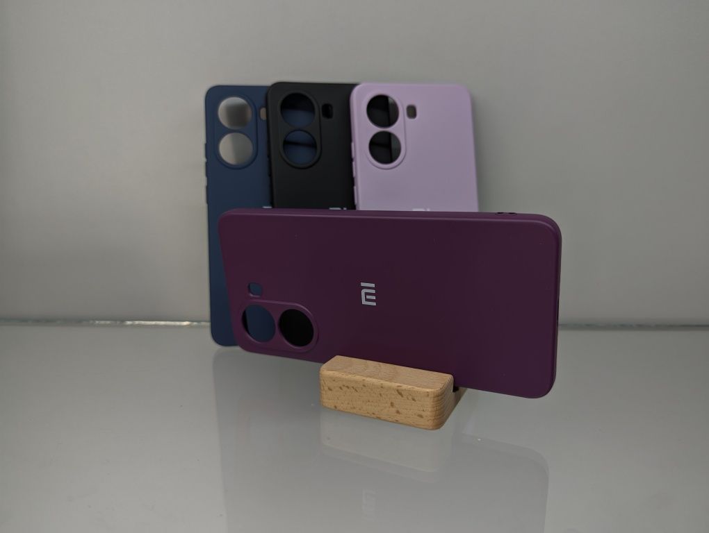 Xiaomi Poco X7 Pro Противоударный чехол софт тач чохол с логотипом
