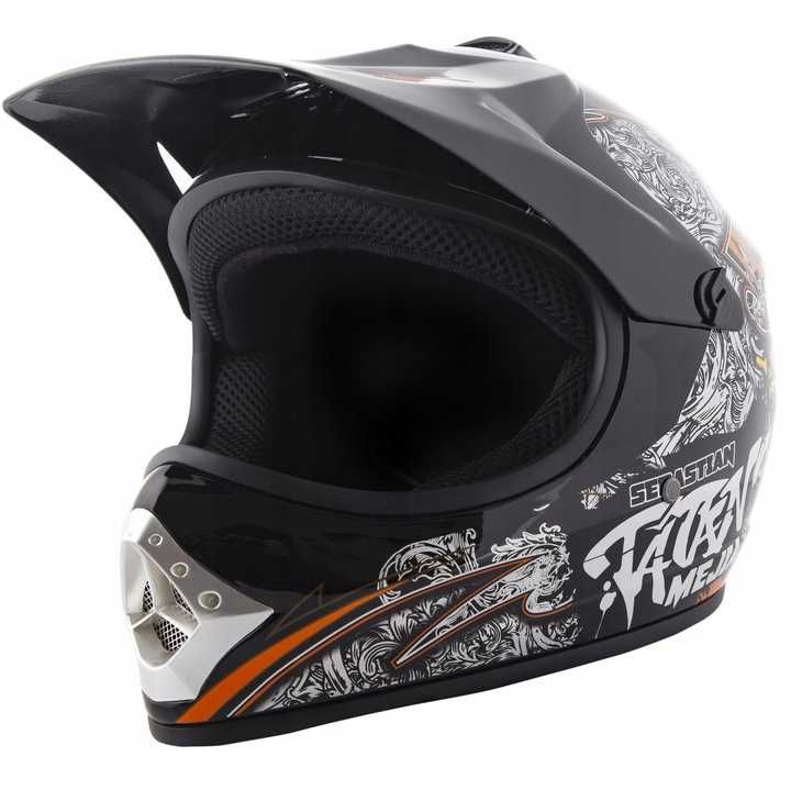 Kask crossowy lekki Enduro Quad ATV CROSS
