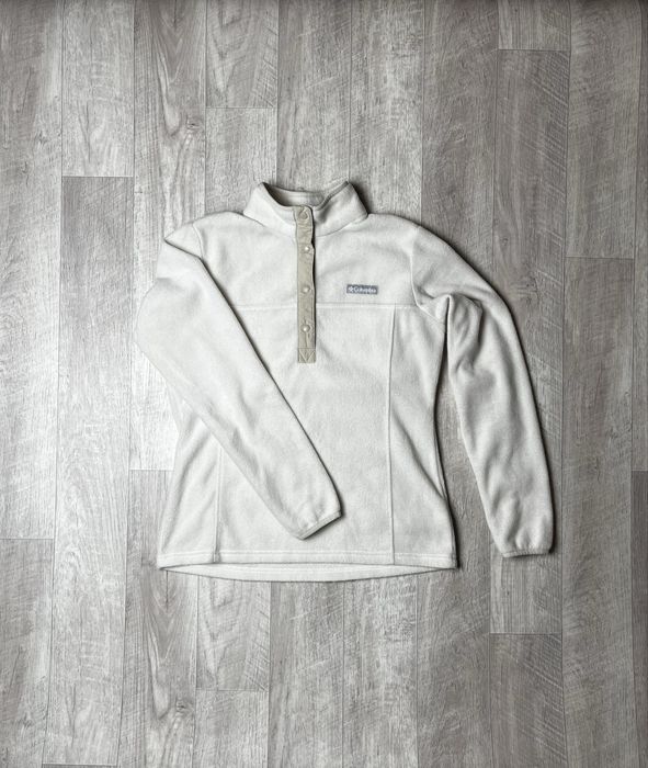 Флисовая кофта Columbia размер S оригинал женская белая тёплая tnf