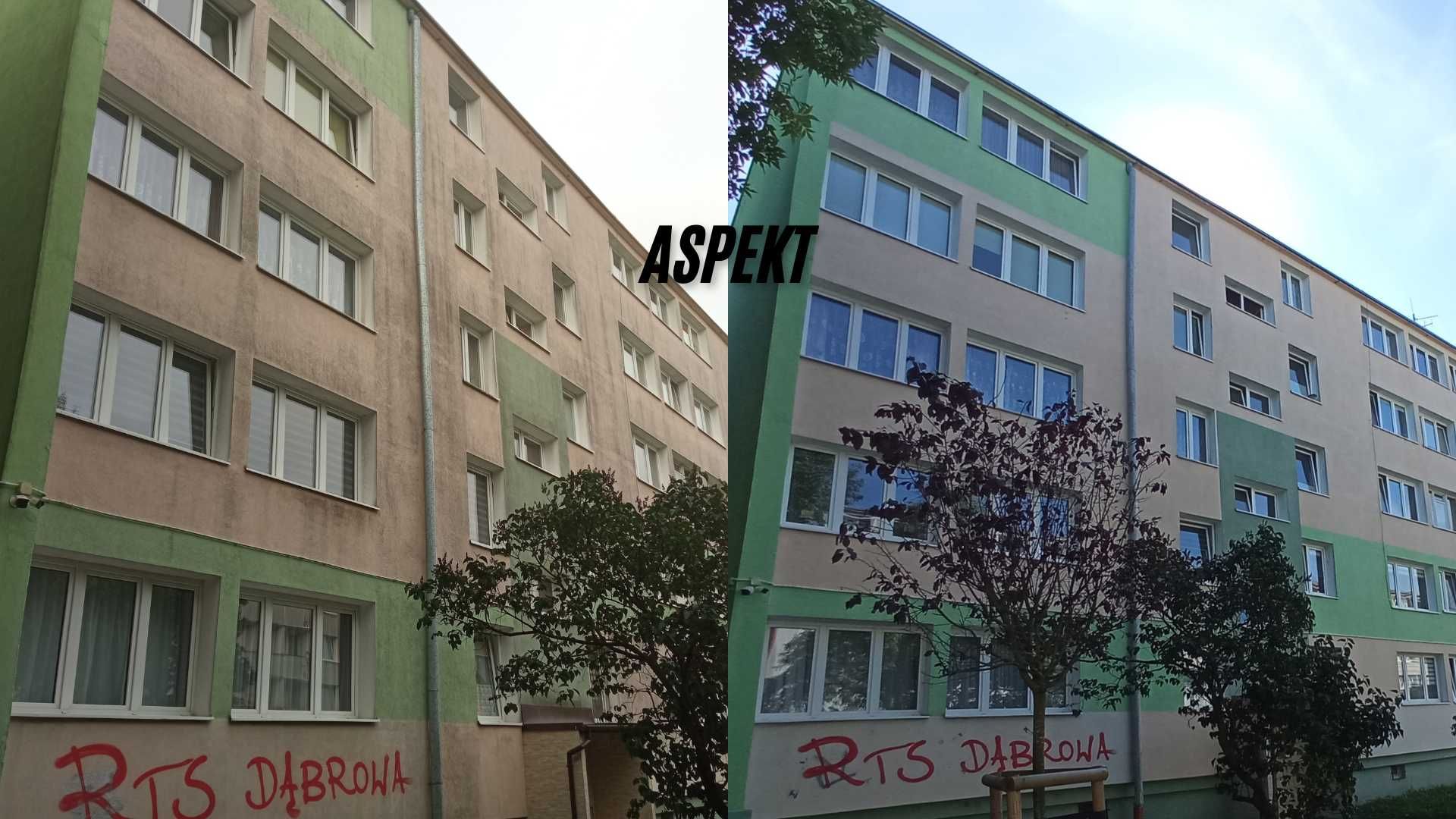 Mycie ciśnieniowe, mycie elewacji, mycie dachu, mycie kostki brukowej