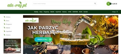 Sklep internetowy z przyprawami, kawą i herbatą Ale-Raj.pl od 2010r