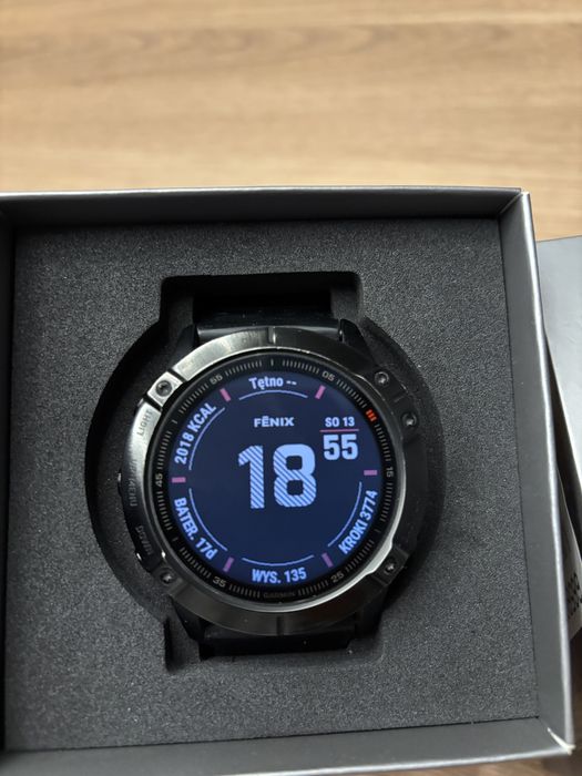 Garmin Fenix 6X Pro – sprawny, zadbany, komplet