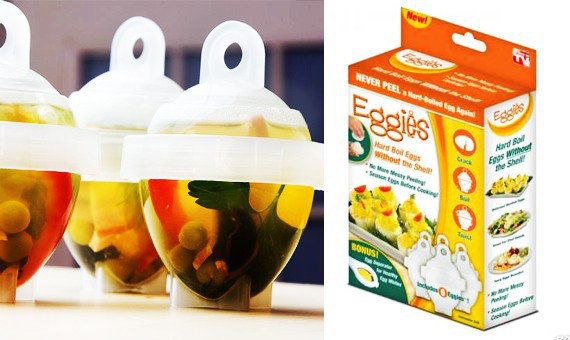 Формы для варки яиц без скорлупы яйцеварка EGGIES