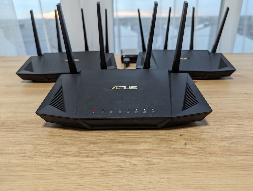 Маршутизатори ASUS RT-AX58U v1 AX3000 WiFi6 AIMesh G-LAN G-WAN USB3.1