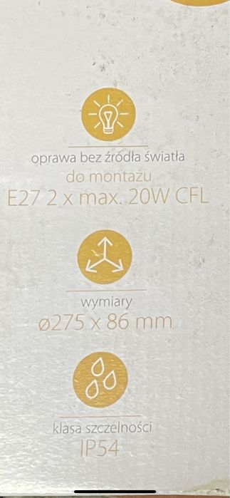 Lampa natynkowa aluminiowa