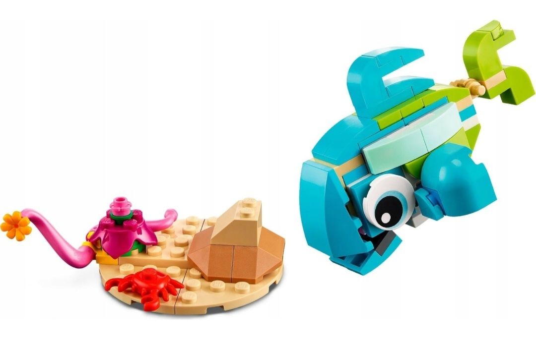 LEGO Creator Delfin i żółw 3w1 - 31128.