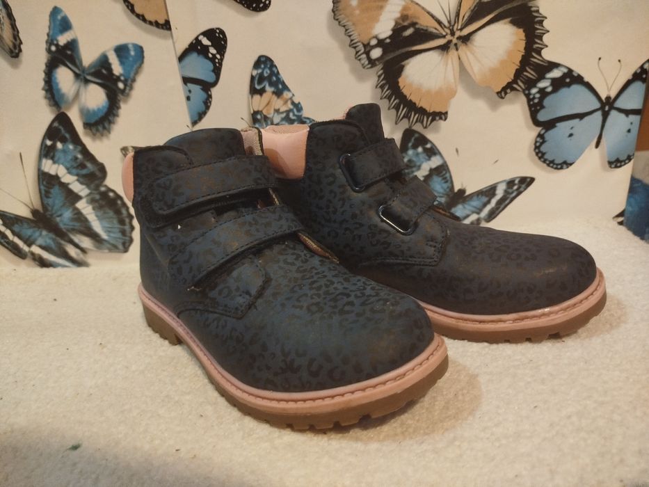 Trapery buty jesienne dziewczęce 34