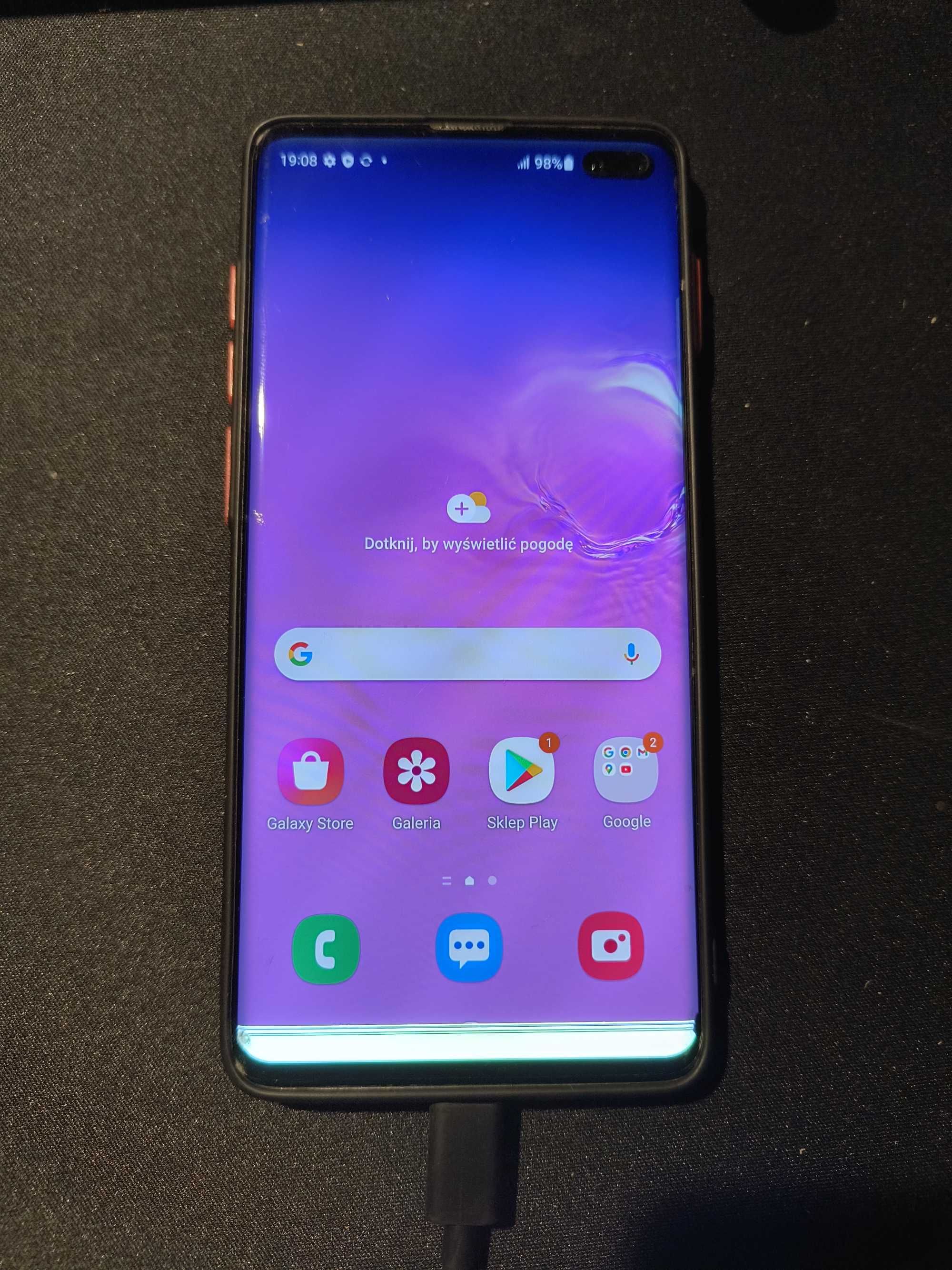 Samsung Galaxy S10+ uszkodzony