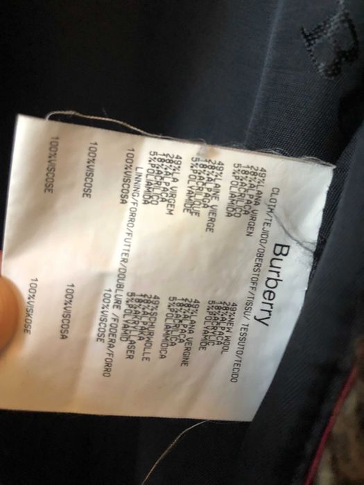 Casaco de lã Burberry London Senhora