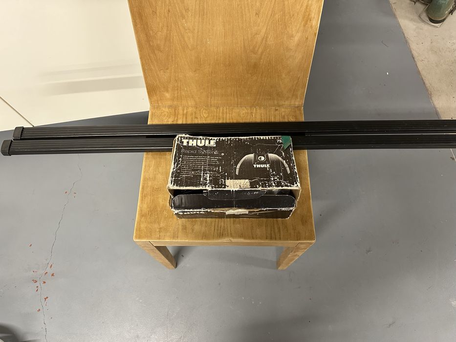 Barras da thule em bom estado