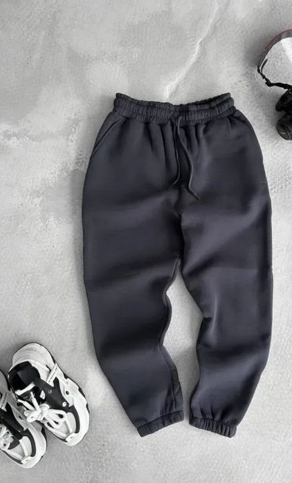 Люкс якість мужские штаны  на флисе Р. 46-48 Тринитка з начосом теплі