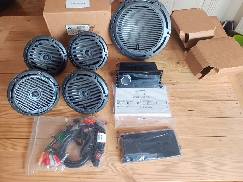 Radio Fusion Apollo MS-RA770 JL Audio do łodzi Marine