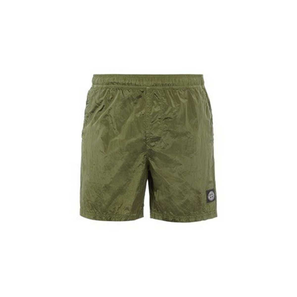 Шорти STONE ISLAND B0943 Nylon Metal Econyl Shorts Olive SI0150-OL