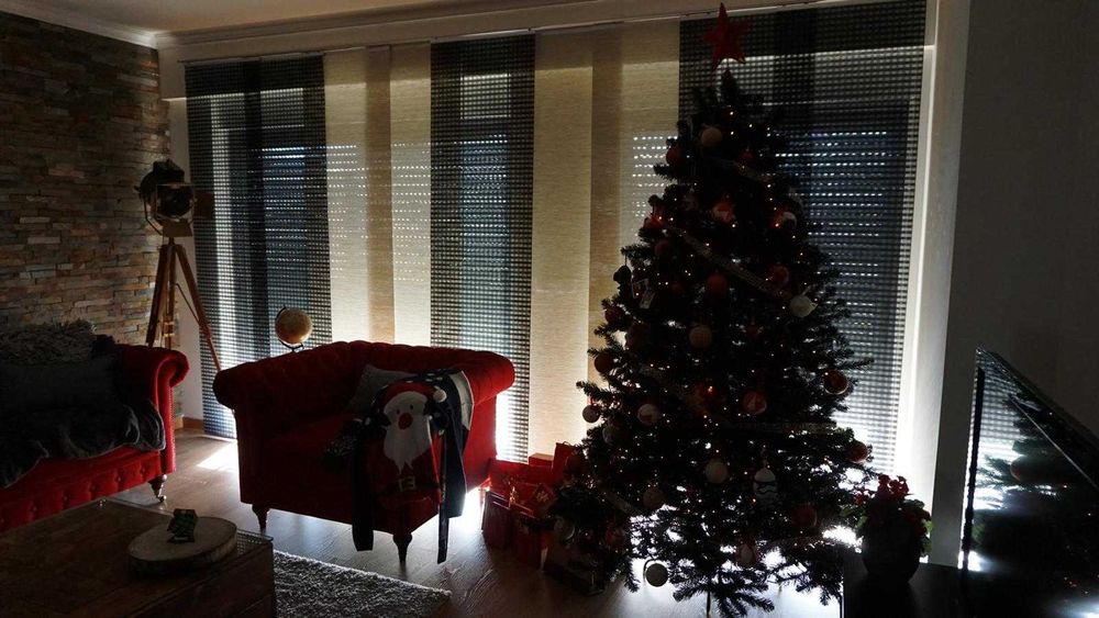 Árvore de Natal Preta 210 cm