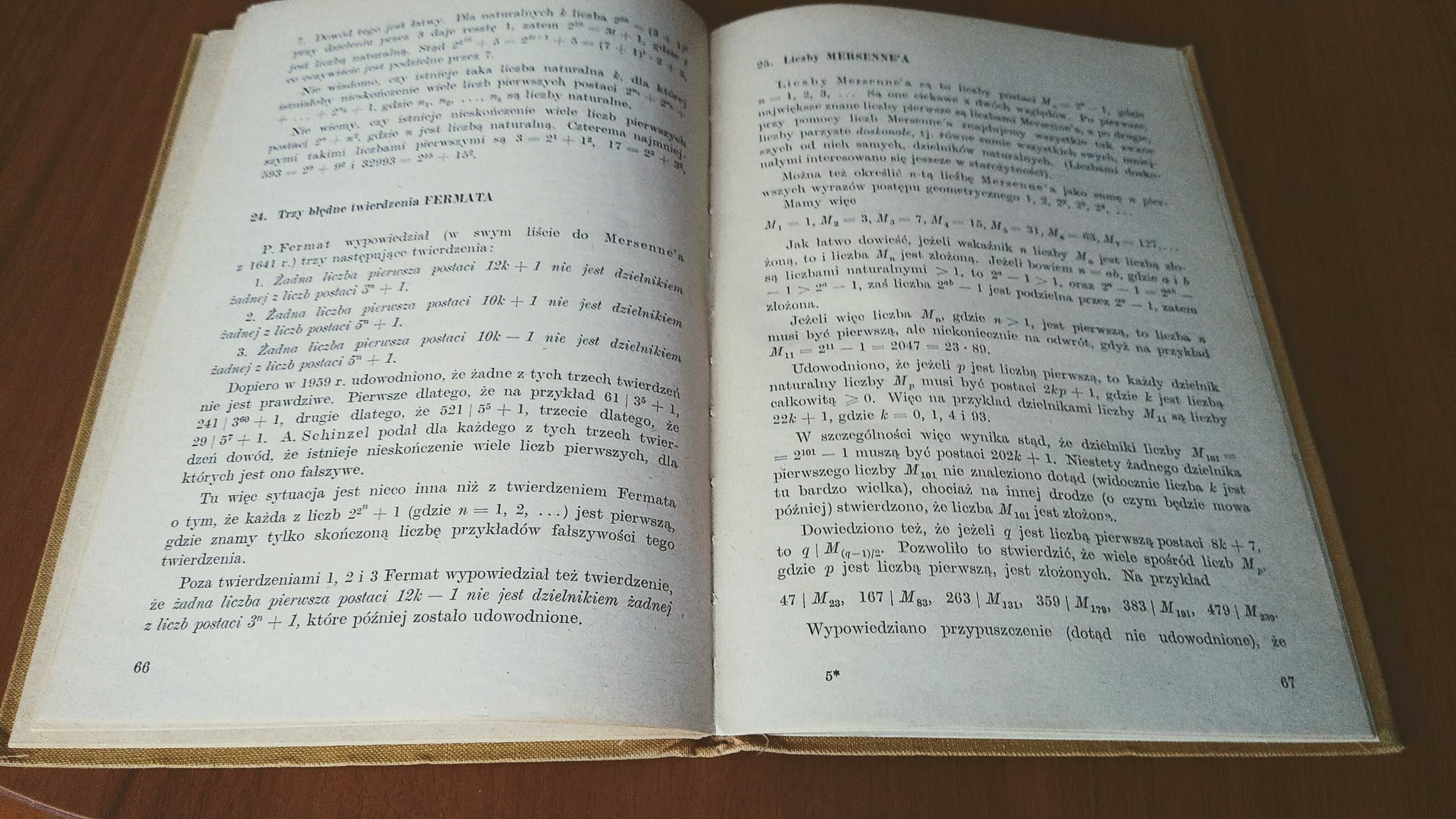 Co wiemy, a czego nie wiemy o liczbach pierwszych Sierpiński Bibl Mat9