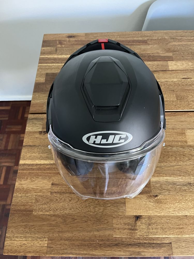 Capacete modular HJC i100 Preto-Mate tamanho M