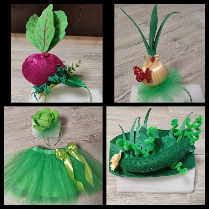 Костюм сонечко бджілка жук півник сорока буряк огірок капуста цибулька