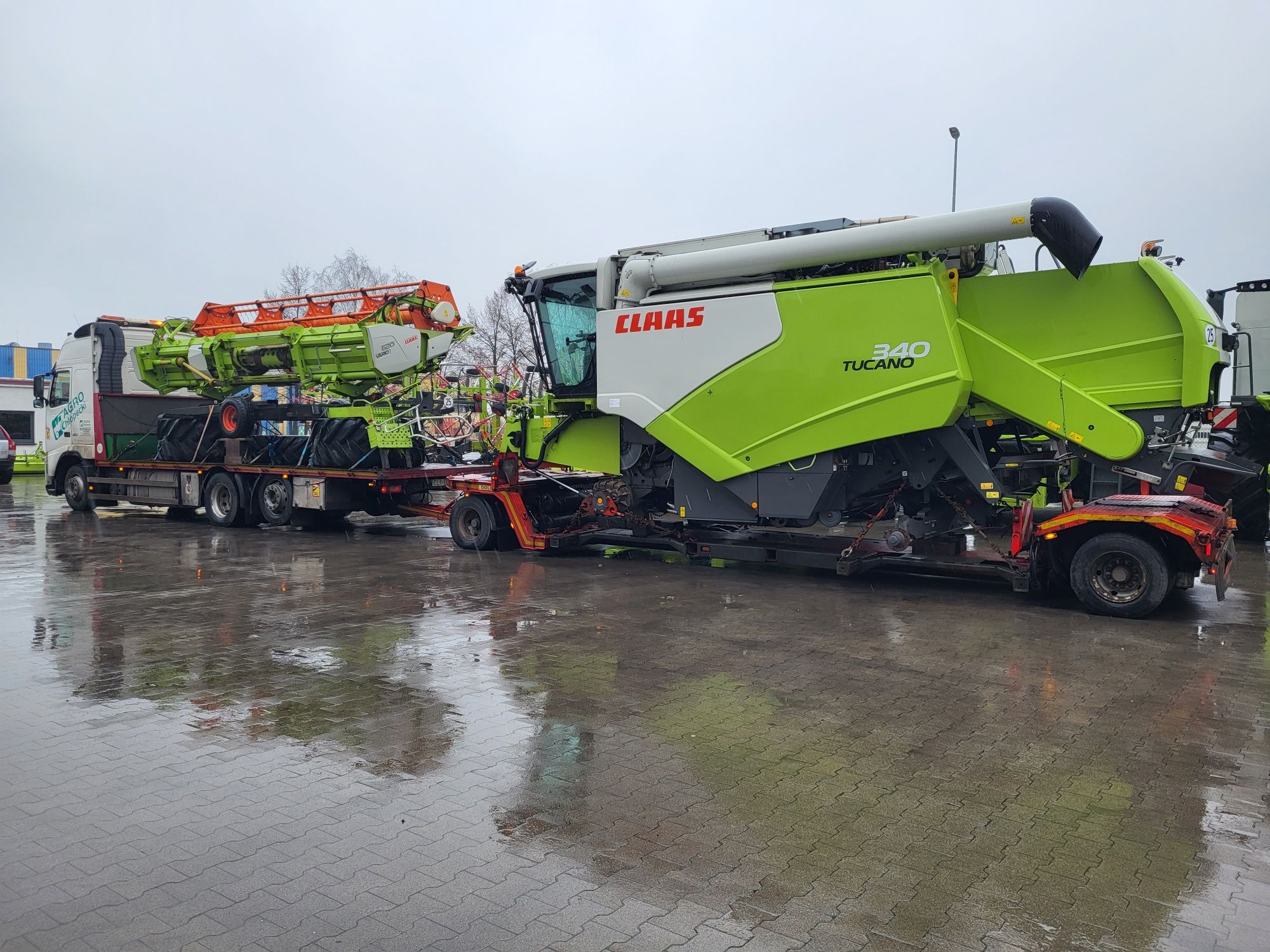 Transport claas tucano, avero 240, 160, 320,340,420,430,440,450,570