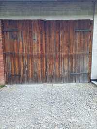 Wrota brama drzwi stodoły garażu 2 szt stare deski