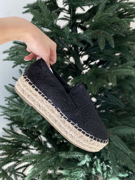 Эспадрильи слипоны кеды с пайетками Steve Madden