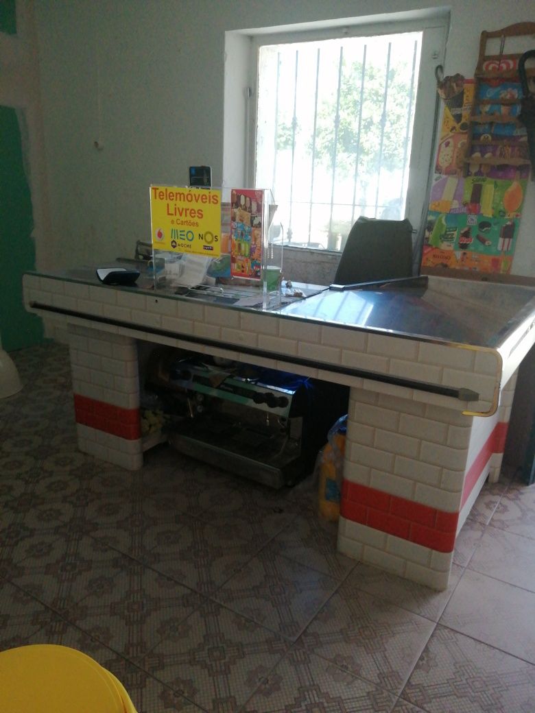 Caixa de saída de supermercado