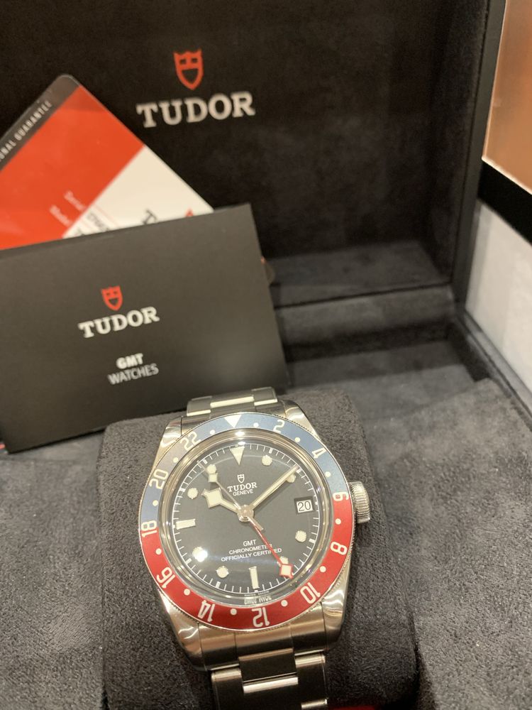 Relógio TUDOR GMT de 2018 como novo Full Set.