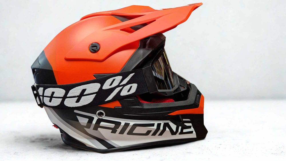 Kask Motocyklowy Cross Quad z Homologacją ROZMIAR M L XL GOGLE GRATIS
