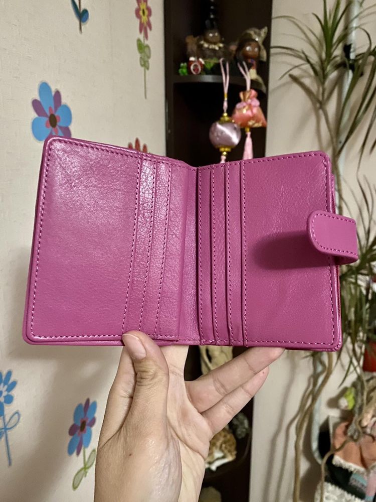 Качественный женский кожаный кошелек, гаманкць, бумажник, портмоне