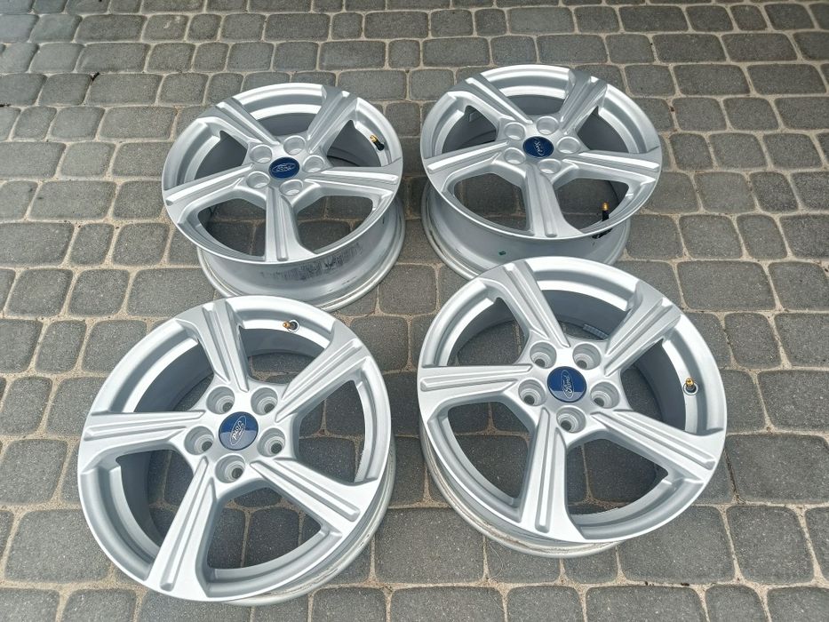 Felgi16 5*108 oryg Ford Focus C-Max S-Max czujniki NOWE kpl