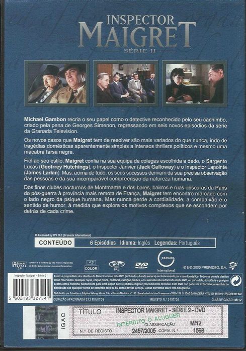 Inspector Maigret: Série II (3 DVD)