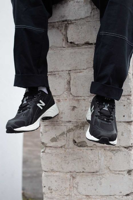 Чоловічі кросівки термо New Balance 740 Black White cordura