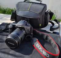 Canon EOS 90D + objetiva EF-S 18-135mm f/3.5-5.6 IS USM + Bolsa