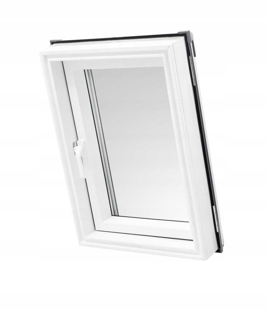 Wyłaz dachowy Okno wyłazowe Właz PCV 45x73 55x78 OCIEPLONY + KOŁNIERZ