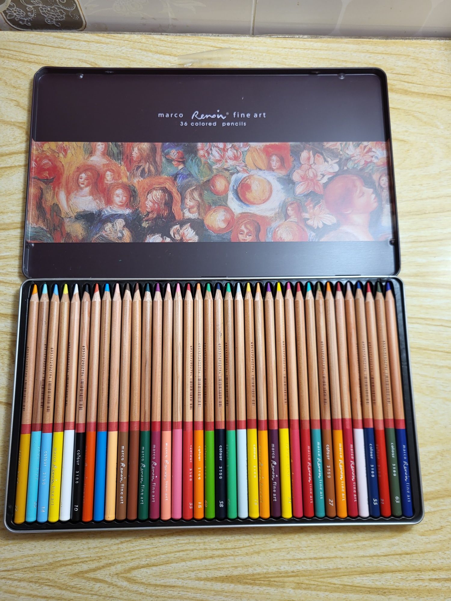 Цветные карандаши MARCO Renoir Fine Art 36