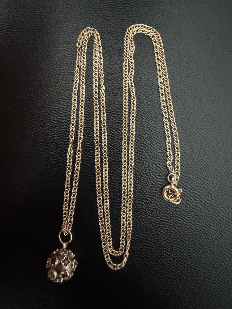 Fio em ouro 14k 35cm