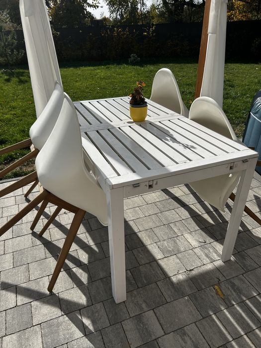 Zestaw stół i krzesła ogrodowe 8 sztuk