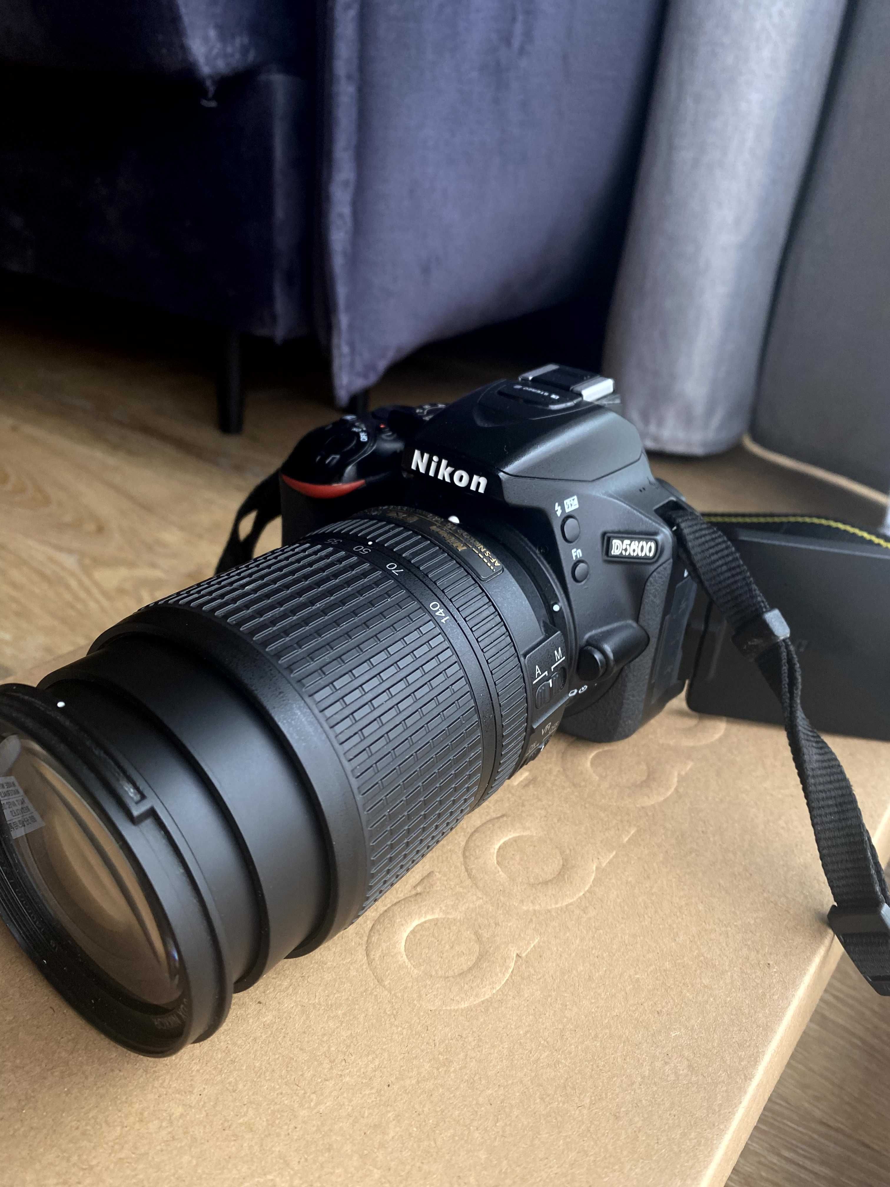 SLR camera Nikon D5600 + NIKKOR 18-140mm f/3.5-5.6G ED IF VR