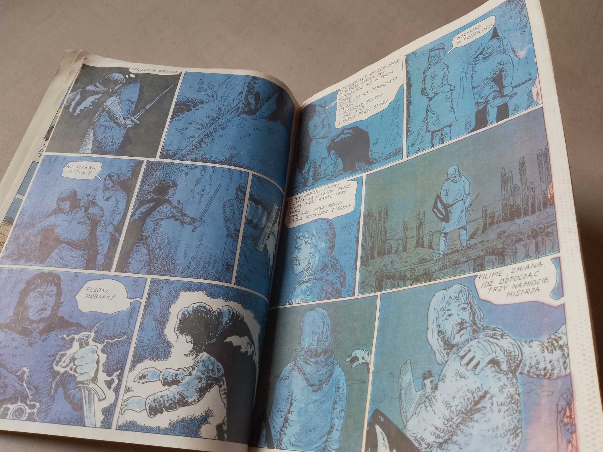 T. Bochiński, G. Komorowski "Rycerze ziem jałowych" 1990, komiks