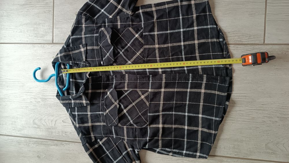 koszula w kratę dziewczęca