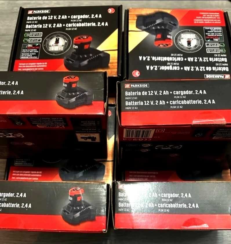 Kit Bateria + Carregador Parkside desde 14,99€