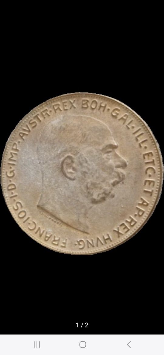 Moeda 100 coroas, império Austro Húngaro