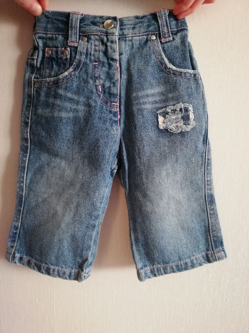 Spodnie Jeansy rozm. 3-6m 62-68