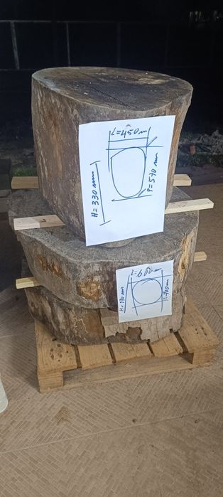 Toros de madeira,ideais para fazer mesas ou peças