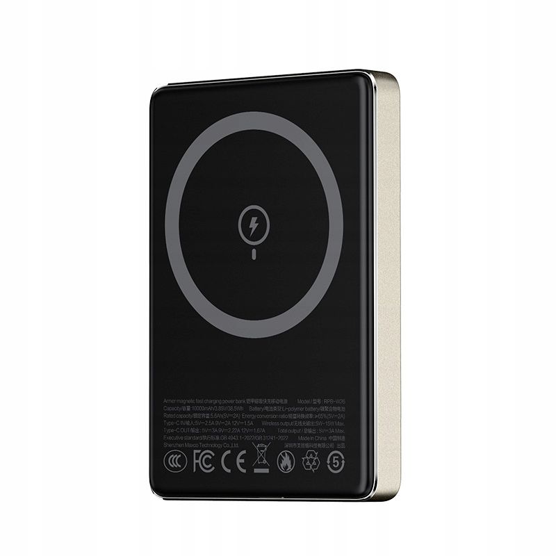 Szybki Powerbank Do Magsafe Magnetyczny Bezprzewodowy 10000Mah 20W MOC