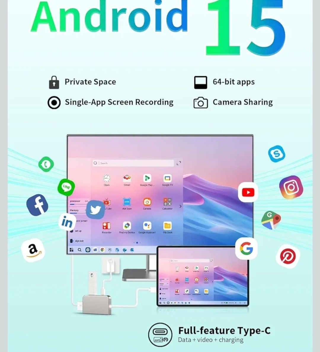 TECLAST P50AI Android 15 Tablet 11 Pulgadas