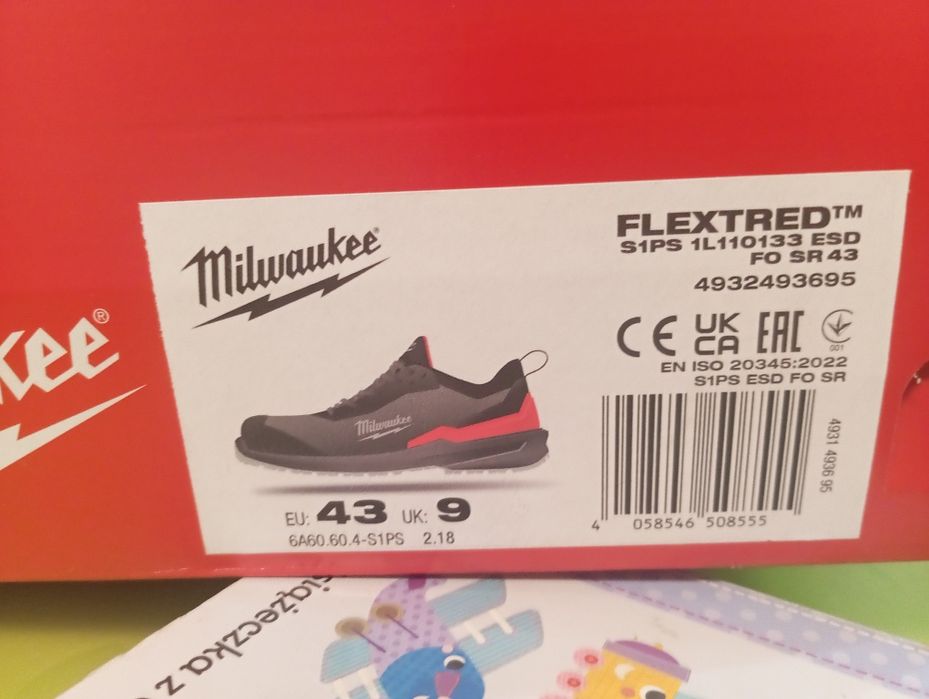 Milwaukee buty robocze 43 nowe