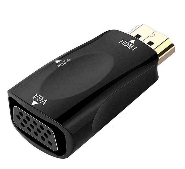 Conversor HDMI - VGA com áudio - Novo