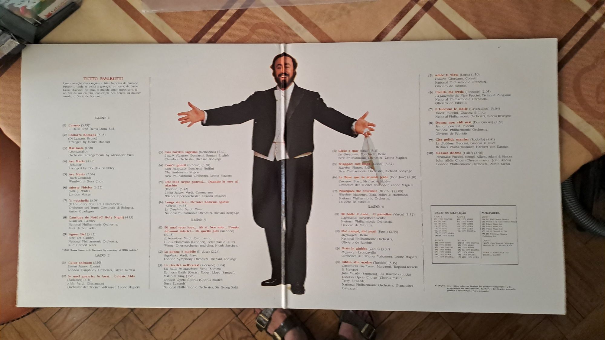 Tutto Pavarotti vinil Decca